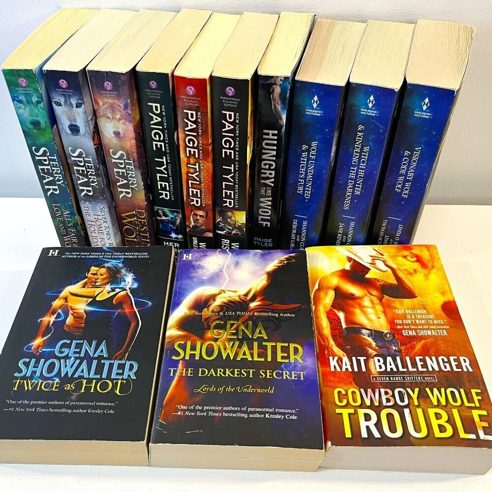 Lot of 13 Paranormal Romance Novels - Great condition!